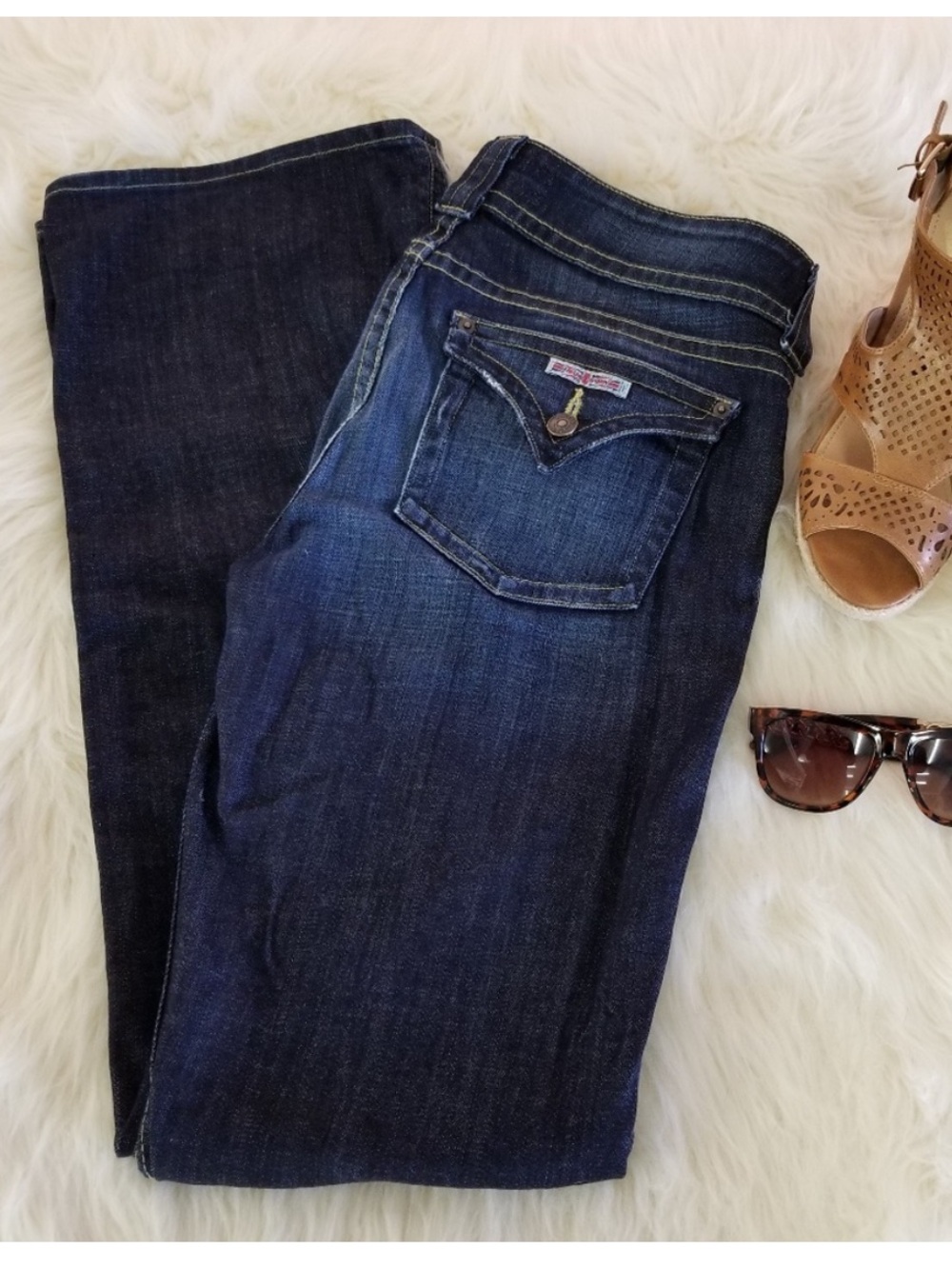 Hudson Jeans Women's Dark Indigo Bootcut Jeans